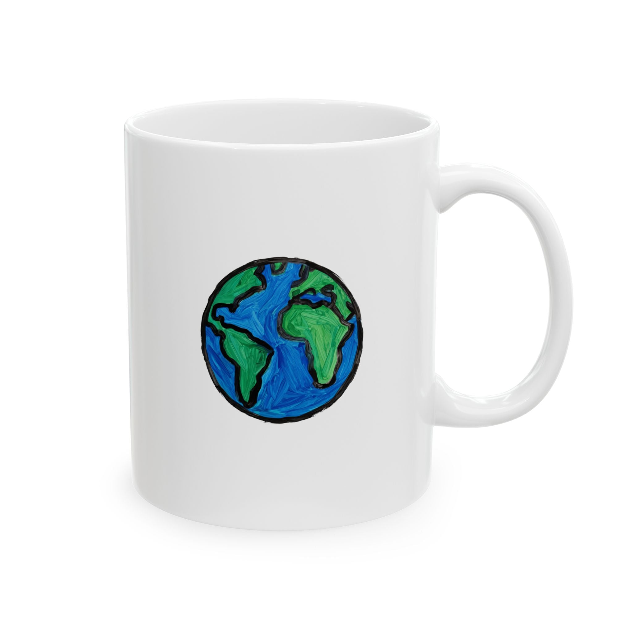 WE ARE ONE - Logo Coffee Mug — Eco Ceramic Mug (11oz, 15oz)